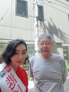 田島みわ　都議選　港区姉さん
